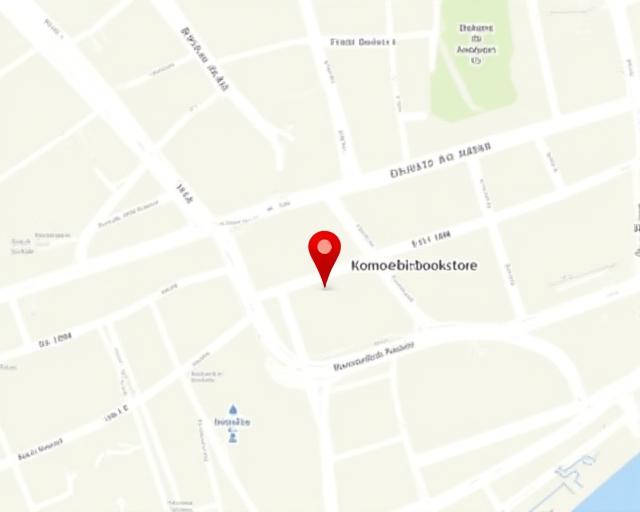 こもれび書店の場所を示す銀座周辺の地図